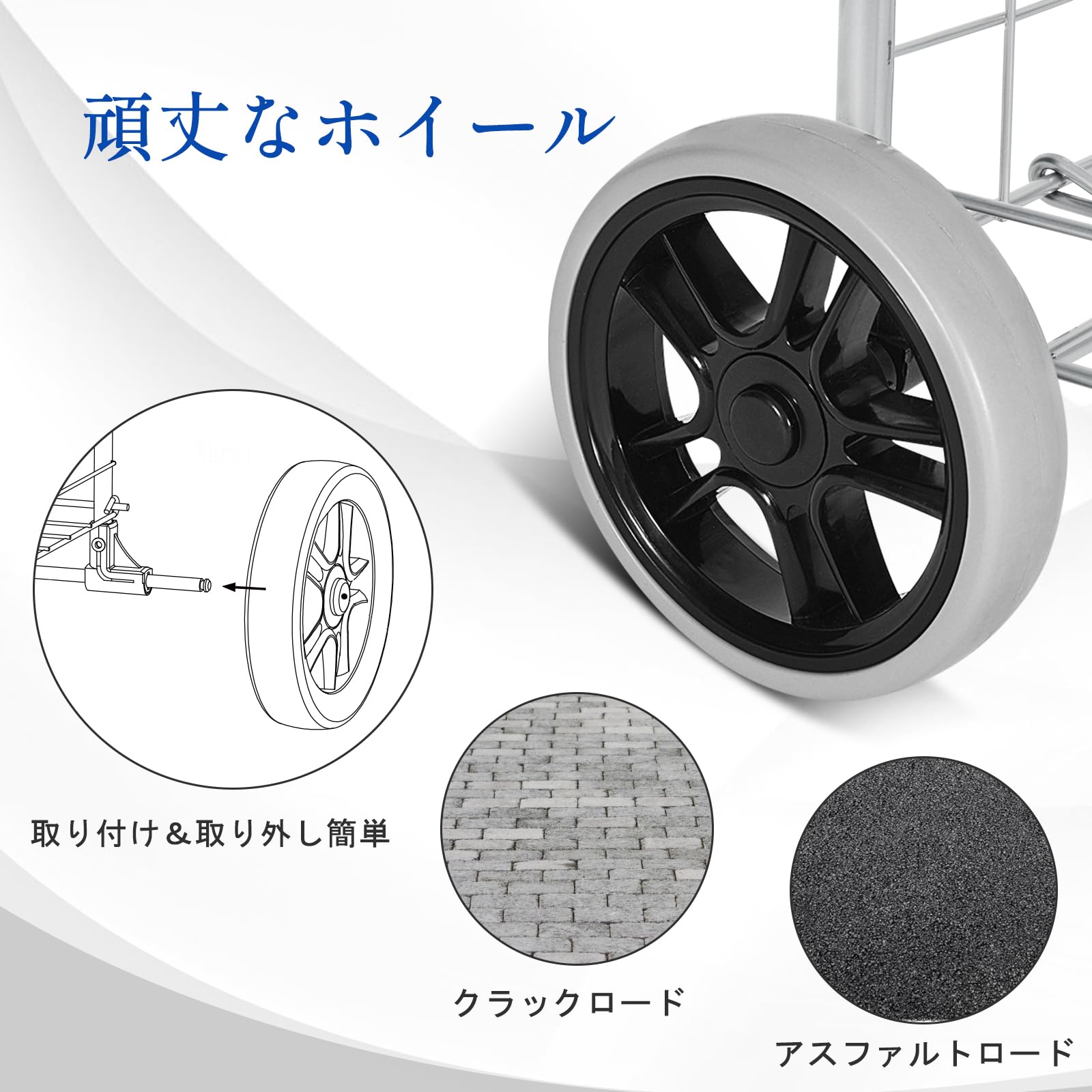 Amazon｜GIANTEX ショッピングカート 折り畳み 4輪 耐荷重20kg